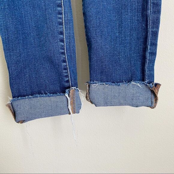 JCREW stretch skinny raw edge jean med. wash - Picture 2 of 6